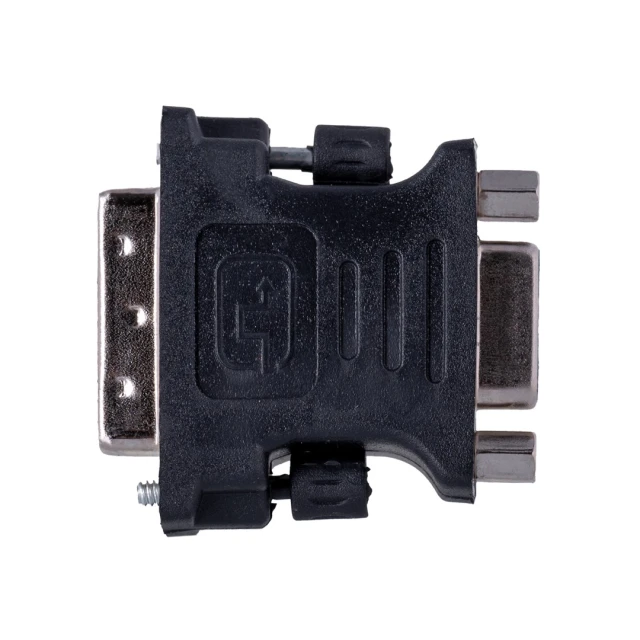 Відео-адаптер Lanberg DVI-I Dual Link (M) на VGA (F) Black (5901969408751)