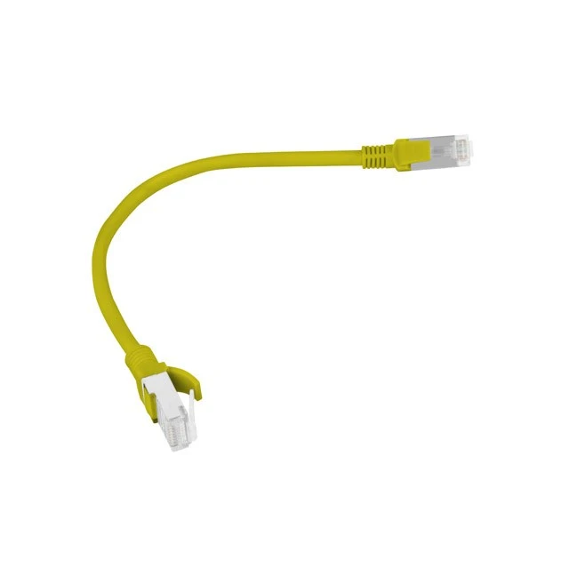Патч-корд Lanberg PCU6-10CC-0025-Y UTP Cat.6 0,25 м Yellow (5901969409079)