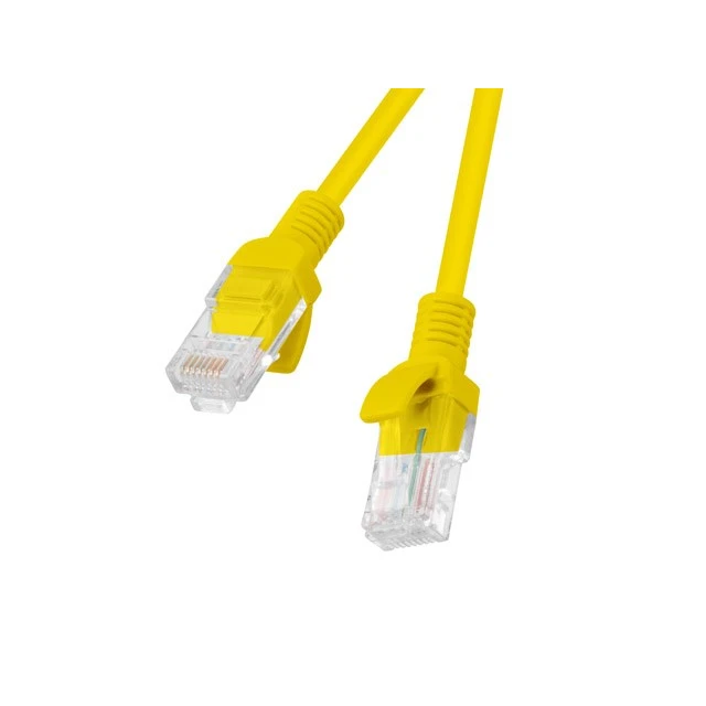 Патч-корд Lanberg UTP Cat.6 1 м Yellow (5901969409093)