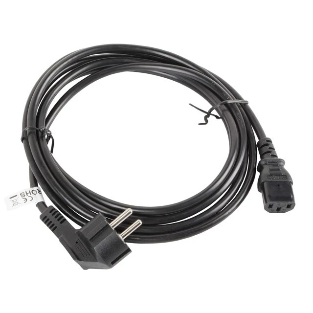 Кабель живлення Lanberg IEC C13 — Schuko 5 м Black (5901969409765)