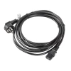 Кабель живлення Lanberg VDE CEE 7/7 — C13 10 м (5901969409772)