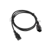 Кабель живлення Lanberg CA-C13E-11CC-0018-BK C13-C14 1,8 м Black (5901969409833)
