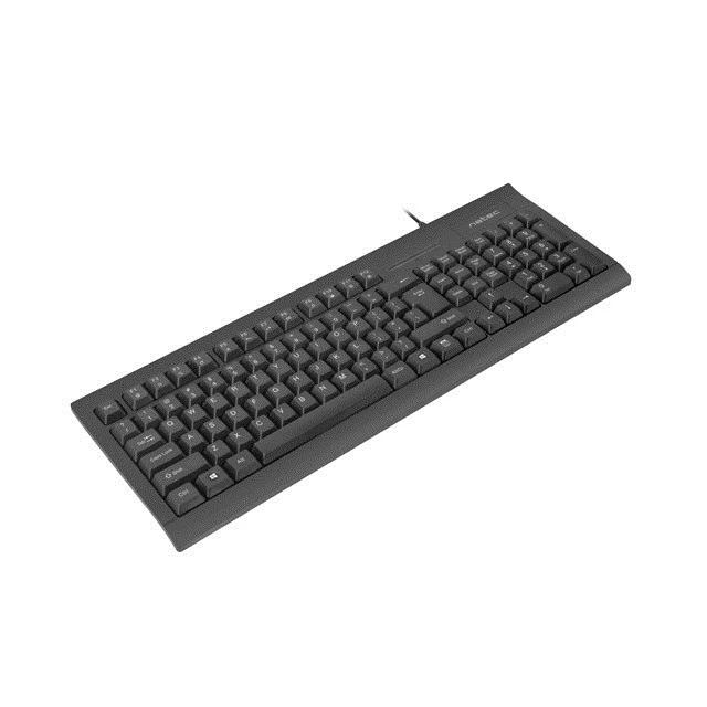 Клавіатура Natec Moray з читачем Smart ID US розкладка Black (5901969410112)