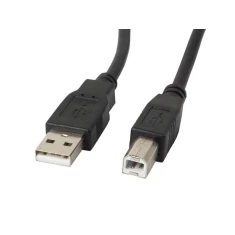Кабель Lanberg USB 2.0 M - USB 2.0 B M 1,8 м Black (5901969413496)