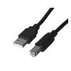 Кабель Lanberg USB 2.0 M - USB 2.0 M 1,8 м Black (5901969413526)