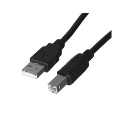 Кабель Lanberg USB 2.0 M - USB 2.0 M 1,8 м Black (5901969413526)