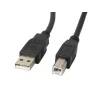 Кабель Lanberg USB 2.0 M - USB 2.0 B M 5 м Black (5901969413540)