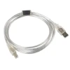 Кабель Lanberg USB 2.0 M - USB 2.0 M 1,8 м Transparent (5901969413557)