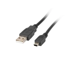 Кабель Lanberg USB 2.0 AM — Mini USB M 1,8 м Black (5901969413595)