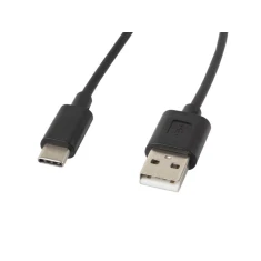 Кабель Lanberg USB 2.0 Type-A M — USB Type-C M 1,8 м Black (5901969413724)