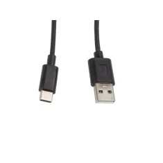 Кабель Lanberg USB 2.0 AM — USB Type-C M 1 м Black (5901969413731)