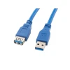 Кабель Lanberg USB 3.0 M - USB 3.0 F 1,8 м Blue (5901969413816)