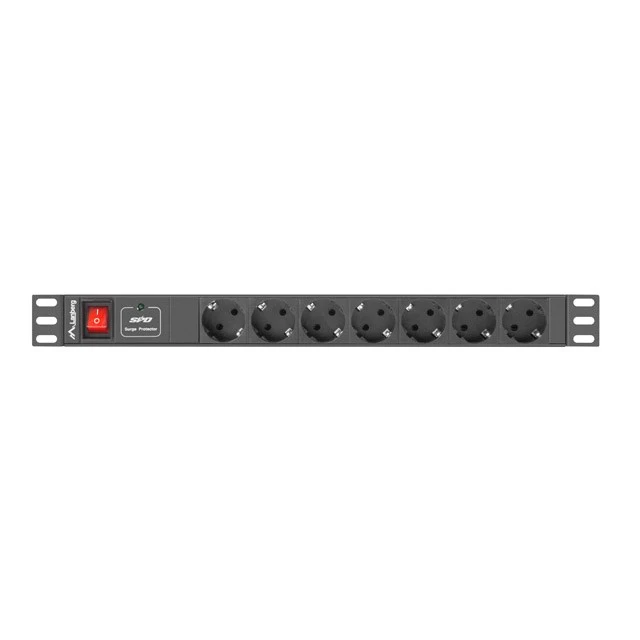 Мережевий фільтр Lanberg PDU-07F-0200-BK 2 м Black (5901969414479)