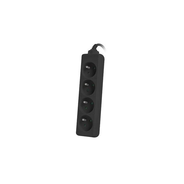 Подовжувач Lanberg 1,5 м 4 гнізда 230V PL Black (5901969414837)