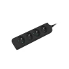 Подовжувач Lanberg 1,5 м 4 гнізда 230V PL Black (5901969414837)