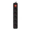 Подовжувач Lanberg 1,5 м 5 гнізд 230V PL з вимикачем Black (5901969415483)