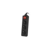 Подовжувач Lanberg 3 м 3 гнізда 230V PL з вимикачем Black (5901969415506)