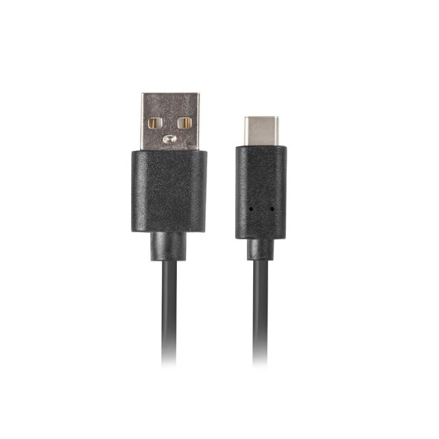 Кабель Lanberg USB 2.0 AM — USB Type-C M 0,5 м Black (5901969416237)