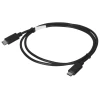 Кабель Lanberg USB Type-C — USB Type-C 1 м Black (5901969416305)