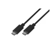Кабель Lanberg USB Type-C — USB Type-C 1 м Black (5901969416305)
