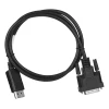 Кабель Lanberg DisplayPort — DVI-D 1 м Black (5901969416428)