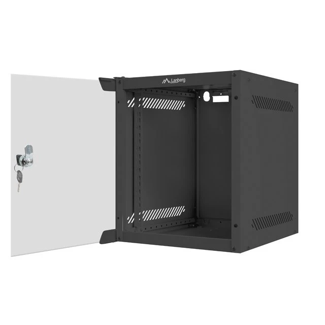 Шафа серверна Lanberg WF10-2306-10B 6U 329x280x310 мм настінна скляні двері 10