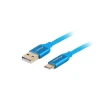 Кабель Lanberg Premium USB-A - USB-C 1 м Blue (5901969418194)