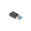 Перехідник Lanberg USB-C(F) to USB-A(M) OTG Black (5901969418545)