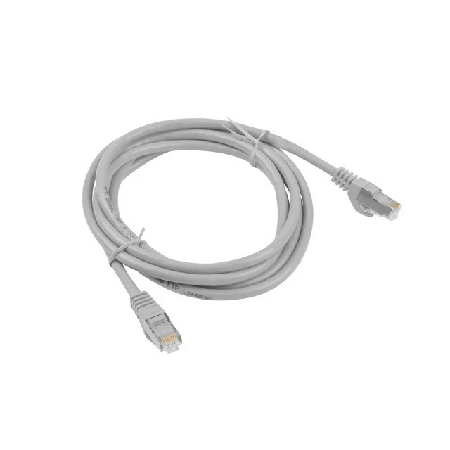 Патч-корд Lanberg FTP Cat.6 1 м Gray (5901969418811)
