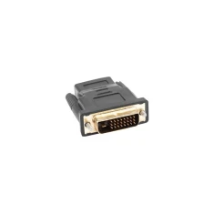 Відео-адаптер Lanberg HDMI (F) на DVI-D (M) Black (5901969421521)