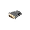 Відео-адаптер Lanberg HDMI (F) на DVI-D (M) Black (5901969421521)