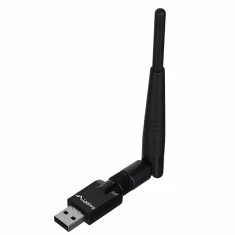 Мережевий адаптер Lanberg N150 NC-0150-WE USB 2.0 Wi-Fi зі з'ємною антеною (5901969421552)