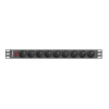 Блок розеток Lanberg RACK 7 розеток 16 A 3680 Вт 3 м Black (5901969421620)