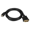 Кабель Lanberg HDMI — DVI-D 1,8 м Black (5901969421705)