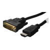 Кабель Lanberg HDMI — DVI-D 1,8 м Black (5901969421705)