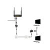 Адаптер Lanberg RJ45 на 2x RJ45 екранований (5901969423808)