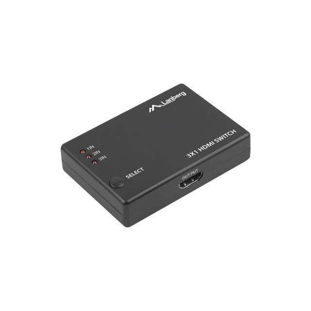 Перемикач Lanberg HDMI 3 на 1 з портом Micro USB (5901969424331)