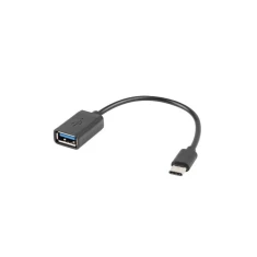Адаптер Lanberg USB-C (M) на USB-A (F) 2.0 15 см OTG (5901969424430)