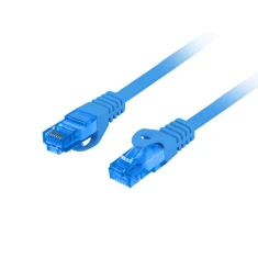 Патч-корд Lanberg S/FTP Cat.6A 1 м LSZH CCA Blue (5901969424669)