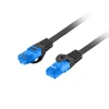 Патч-корд Lanberg S/FTP Cat.6A 3 м LSZH CCA Black (5901969424928)