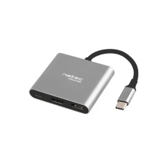 USB-хаб Natec Fowler Mini USB-C PD USB 3.0 HDMI 4K (5901969425789)