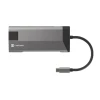 Мультипорт-адаптер Natec USB-C 0,15 м Grey (5901969426601)
