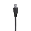 Кабель Lanberg USB-A 3.0 M/M 1 м Black (5901969427752)