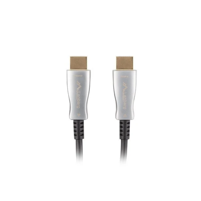 Кабель Lanberg HDMI (M) на HDMI (M) v2.0 50 м оптичний AOC Black (5901969429848)