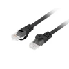 Патч-корд Lanberg Cat.6 UTP LSZH CU 0.25 м Black (5901969434323)