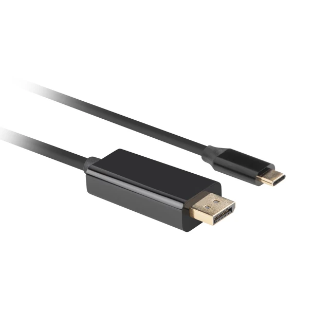 Кабель Lanberg USB Type-C M — DisplayPort M 1 м 4K 60Hz Black (5901969436808)
