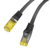 Патч-корд Lanberg Cat.6A S/FTP LSZH CU 0.25 м Black (5901969436969)