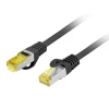 Патч-корд Lanberg Cat.6A S/FTP LSZH CU 0.5 м Black (5901969436976)