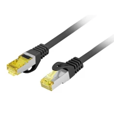 Патч-корд Lanberg Cat.6A S/FTP LSZH CU 2 м Black (5901969437003)
