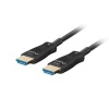 Кабель Lanberg HDMI M/M v2.1 40 м 8K оптичний AOC CA-HDMI-30FB-0400-BK Black (5901969437546)